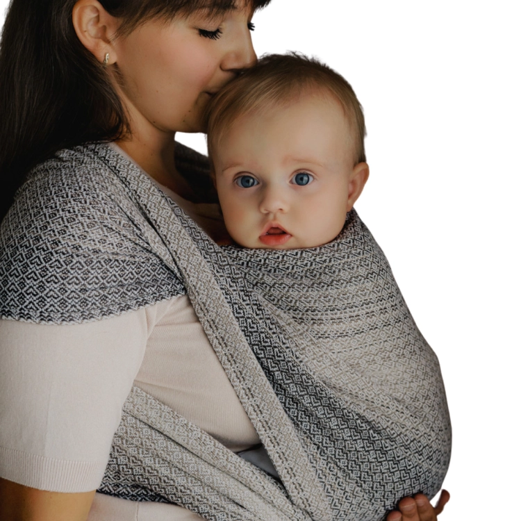 Little Frog lovely sandstorm - chusta tkana długa