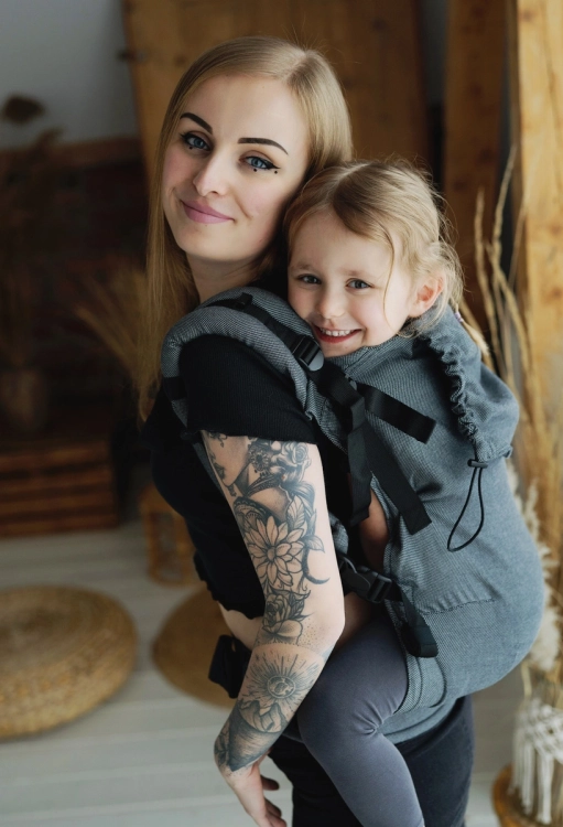 Little Frog preschooler slate moonstone - nosidło klamrowe regulowane