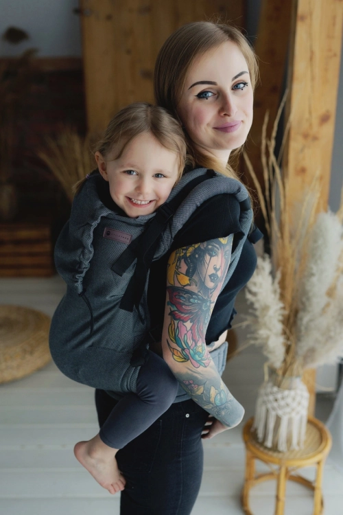 Little Frog preschooler slate moonstone - nosidło klamrowe regulowane