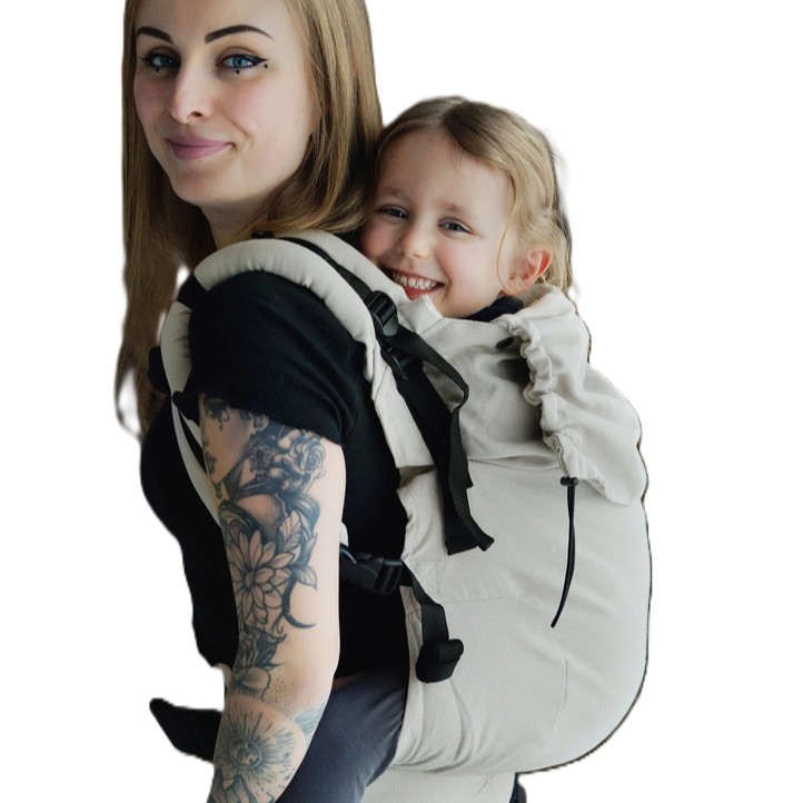 Little Frog preschooler beige moonstone - nosidło klamrowe regulowane