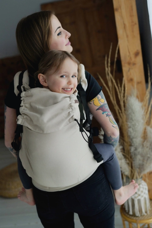 Little Frog preschooler beige moonstone - nosidło klamrowe regulowane