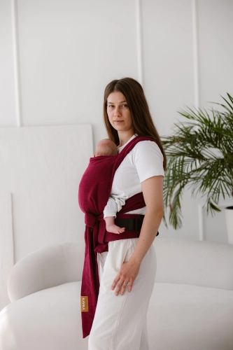 Kavka handy PRO cherry no cotton - nosidło hybrydowe regulowane