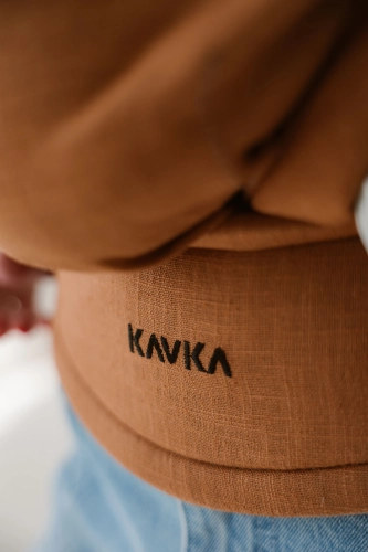 Kavka multi-age PRO caramel linen - nosidło klamrowe egulowane