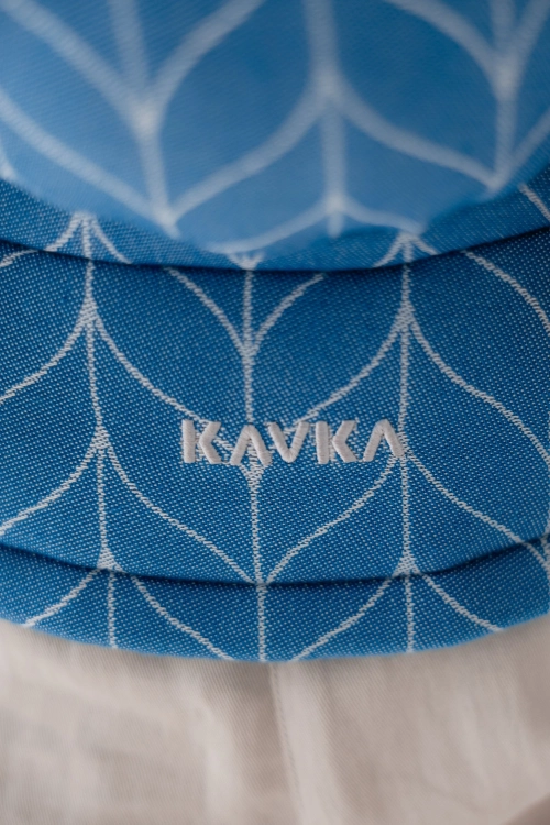 Kavka muti-age PRO santorini braid bamboo SILVER - nosidło klamrowe regulowane