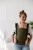 Kavka multi-age PRO wild green linen - nosidło kalmrowe regulowane