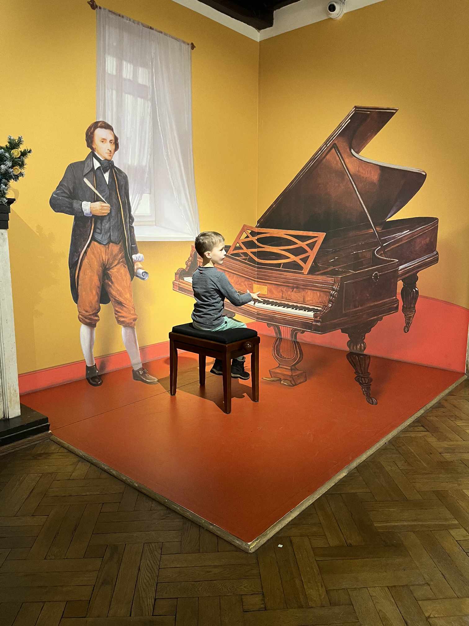 Dziecko w Muzeum Świat Iluzji Warszawa