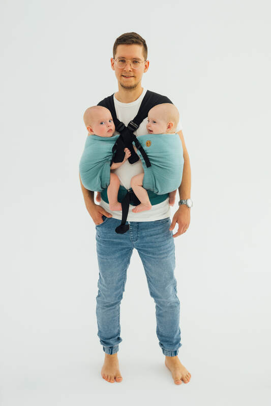 Dwa nosidła biodrowe LennyHip z zestawu LennyTwin