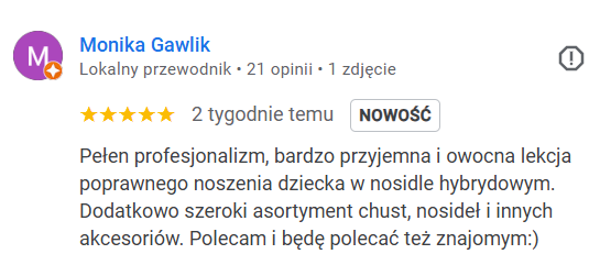 Opinia o konsultacjach chustowych