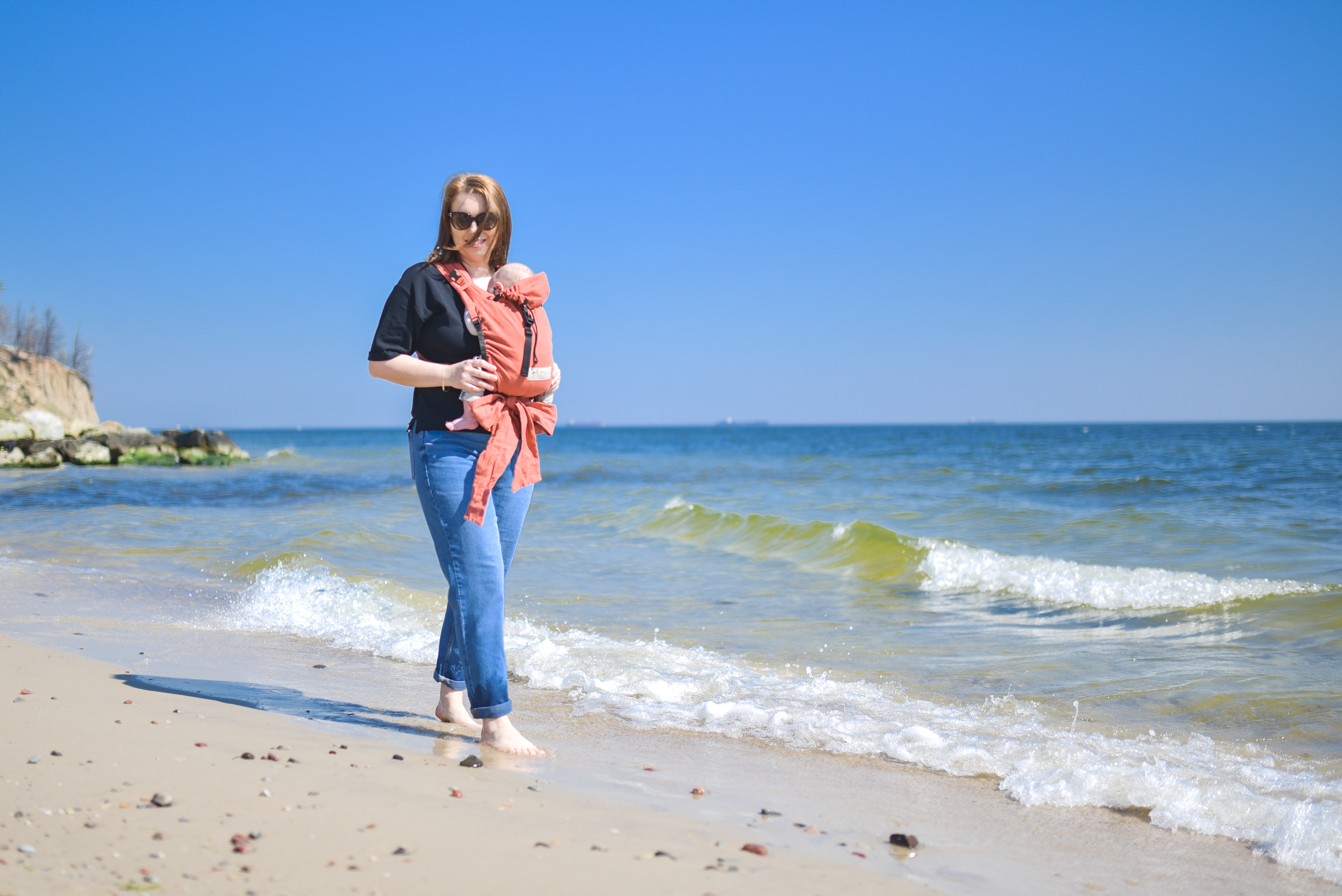 Storchenwiege WrapBabyCarrier szerokie pasy