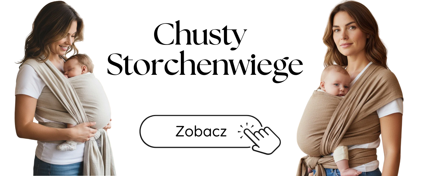 Nosidło Storchenwiege z tkaniny chustowej - idealne dopasowanie i stabilizacja niemowlęcia