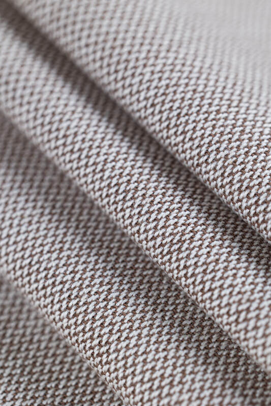 Niebieska chusta splot skośno-krzyżowy