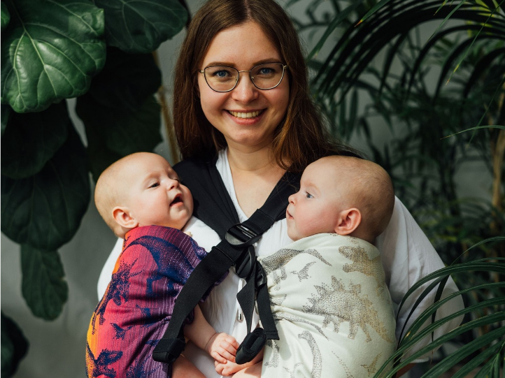 Noszenie Tandem: nosidło bliźniacze LennyTwin